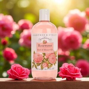 Crabtree & Evelyn Rosewater Bath & Shower Gel 16.9 oz New